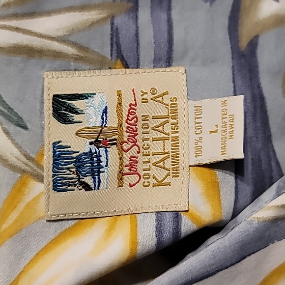 John Severson Men's Collection by Kahala Hawaiian Shirt Sz L Multi Short Sleeve - Picture 9 of 10